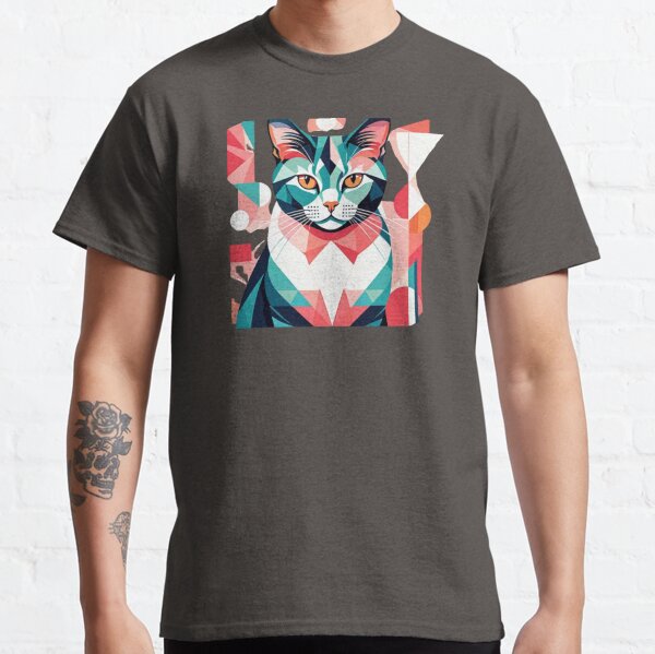 Graphical cat illustration  Classic T-Shirt