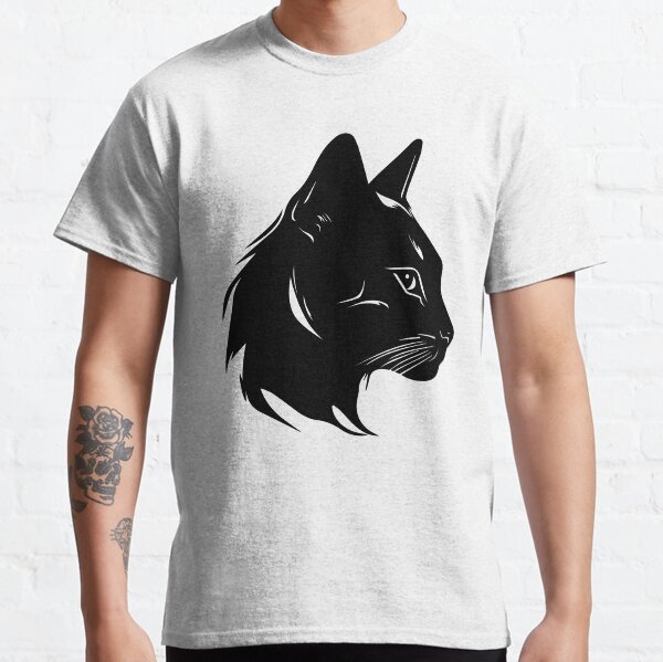 Mystery Black Cute Cat Classic T-Shirt