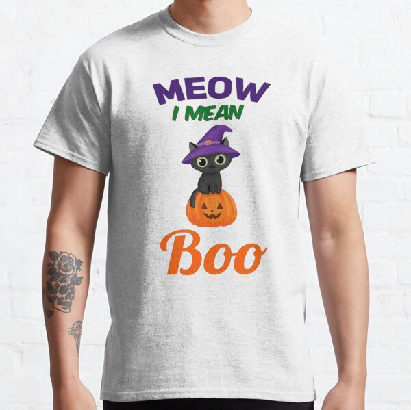 Meow I mean Boo Classic T-Shirt