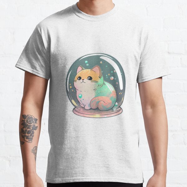 Kawaii Cat in Bubble Classic T-Shirt
