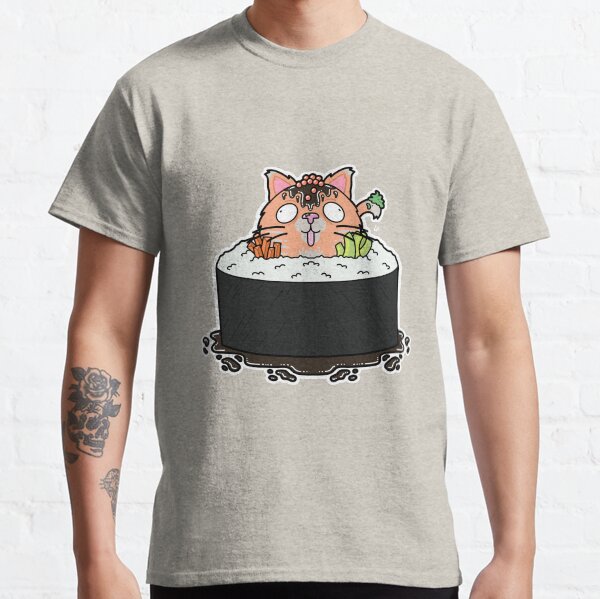 CrazyCat Collection - SushiCat Classic T-Shirt