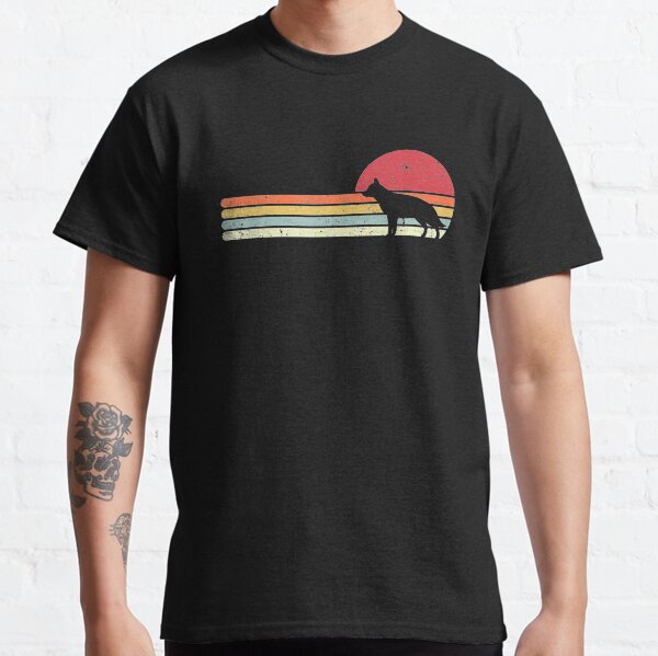 German Shepherd Retro Style Classic T-Shirt