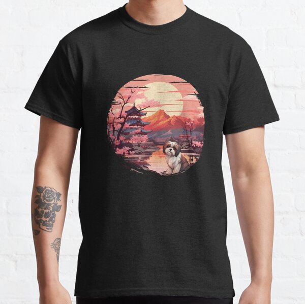 Japanese Sunset Shih Tzu Classic T-Shirt