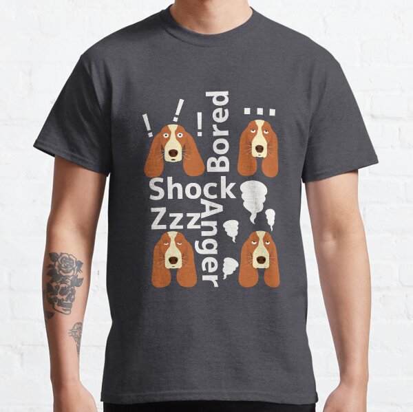 Basset Hound Emotions Classic T-Shirt