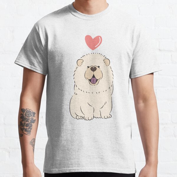 Love White Cream Chow Chow Classic T-Shirt