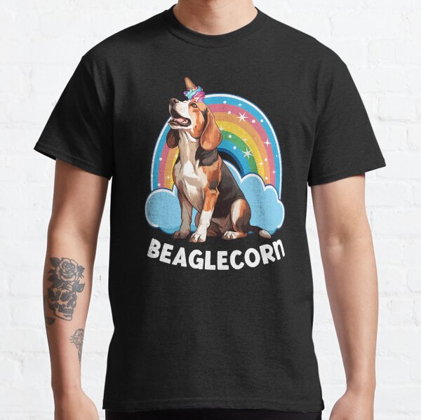 Funny Beaglecorn, Unicorn Beagle Classic T-Shirt