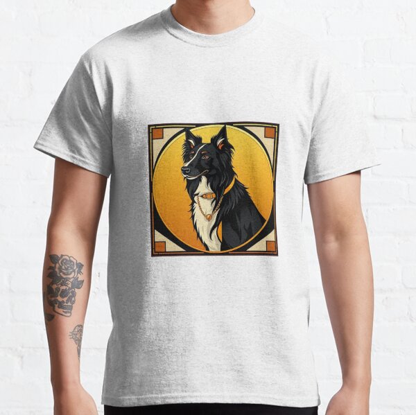Golden Glow Dog Portrait Classic T-Shirt