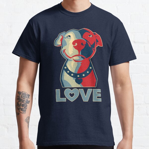 Pitbull - LOVE Classic T-Shirt