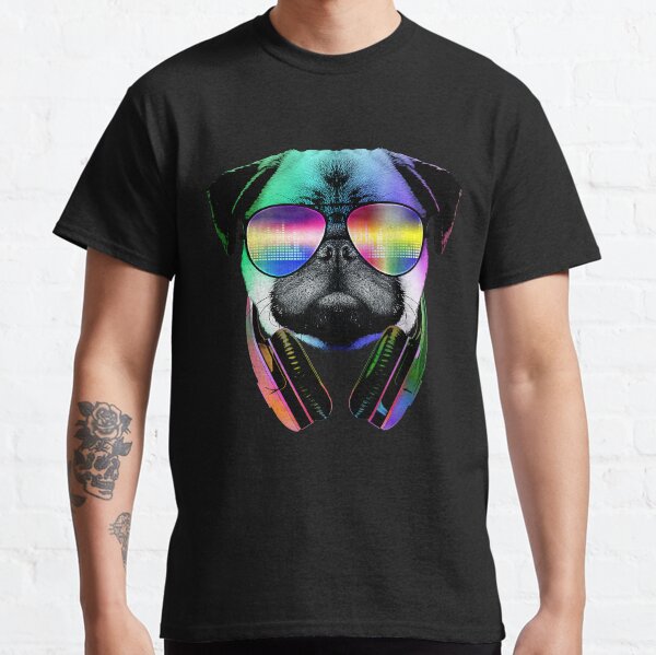 Music Love Pug Classic T-Shirt
