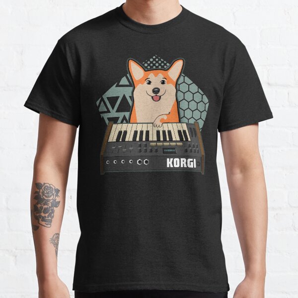 Funny Synthesizer fan KORGI Corgi Dog Lover Classic T-Shirt