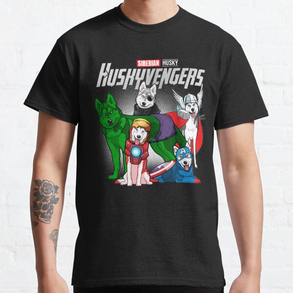 Funny Husky Lover Gift Huskyvengers Gift  for Men Women, Gift Halloween Day, Thanksgiving, Christmas Day  Classic T-Shirt