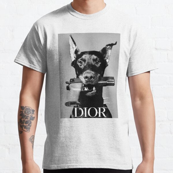 Doberman Gun    Classic T-Shirt