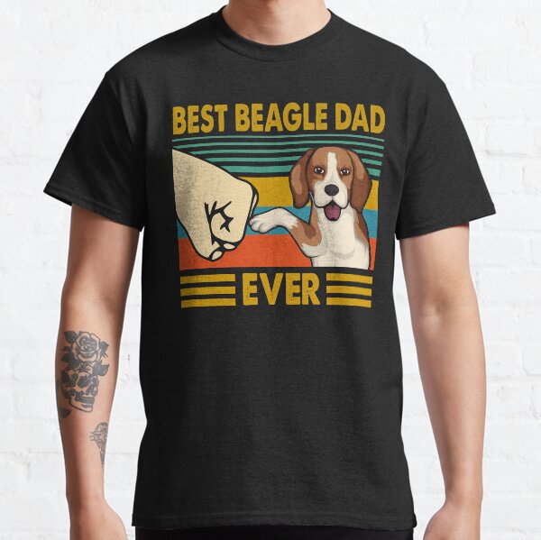 Best Beagle Dad Ever Funny Beagle Owner Classic T-Shirt