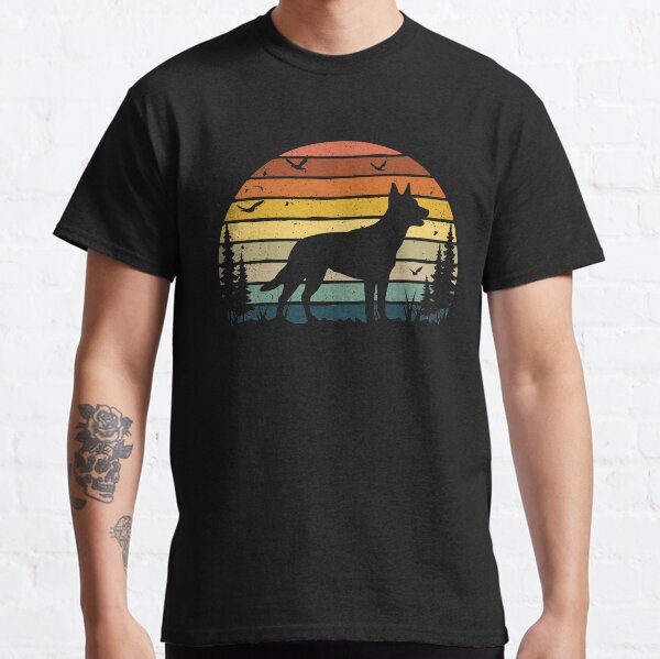 Kelpie Dog Retro Vintage  Classic T-Shirt