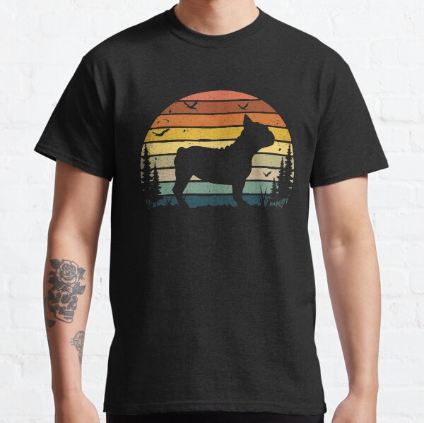 French Bulldog Dog Retro Vintage  Classic T-Shirt