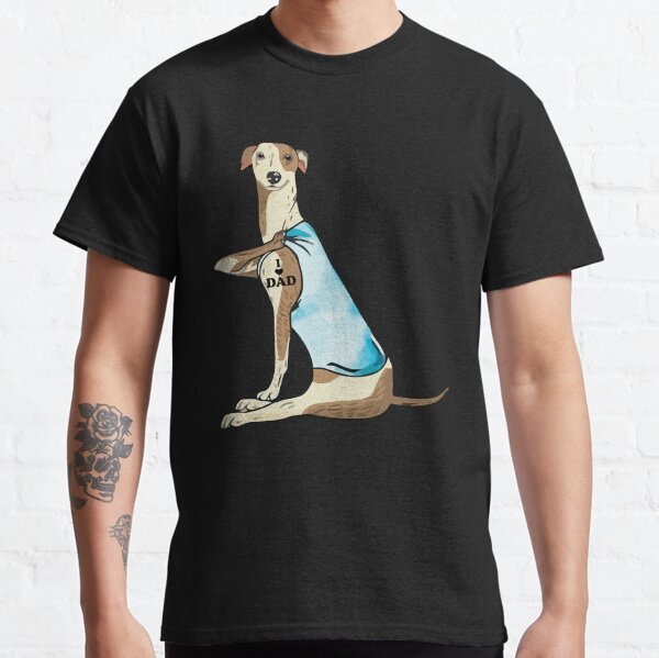 I love dad tattoo Whippet dog Lovers Classic T-Shirt
