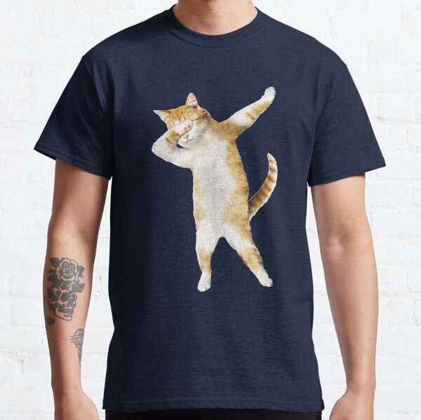 Dabbing Cat Kitten Funny Dab Tee Cool Dance Kitty  Classic T-Shirt