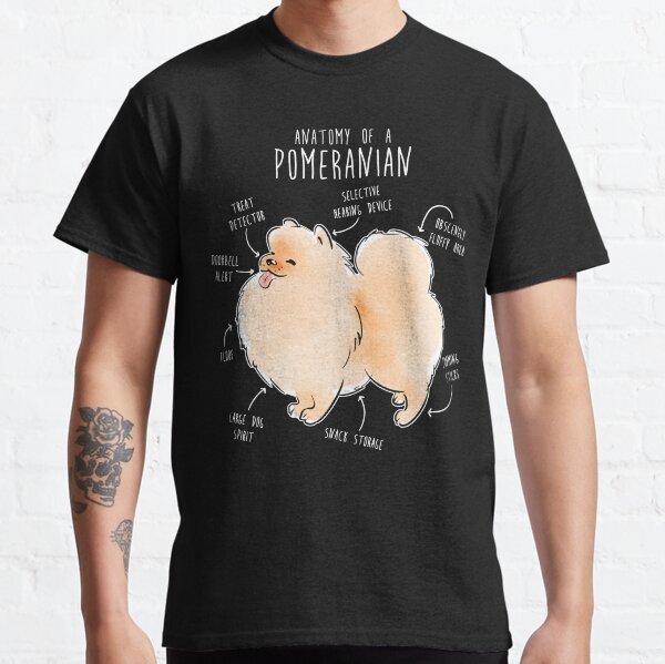 Pomeranian Anatomy Classic T-Shirt