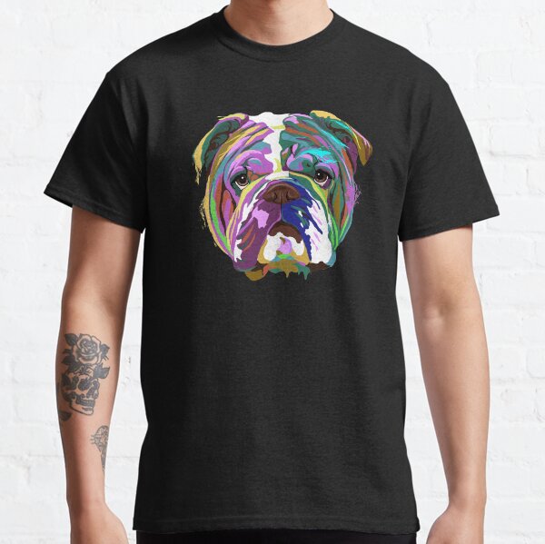 English Bulldog Splash Classic T-Shirt