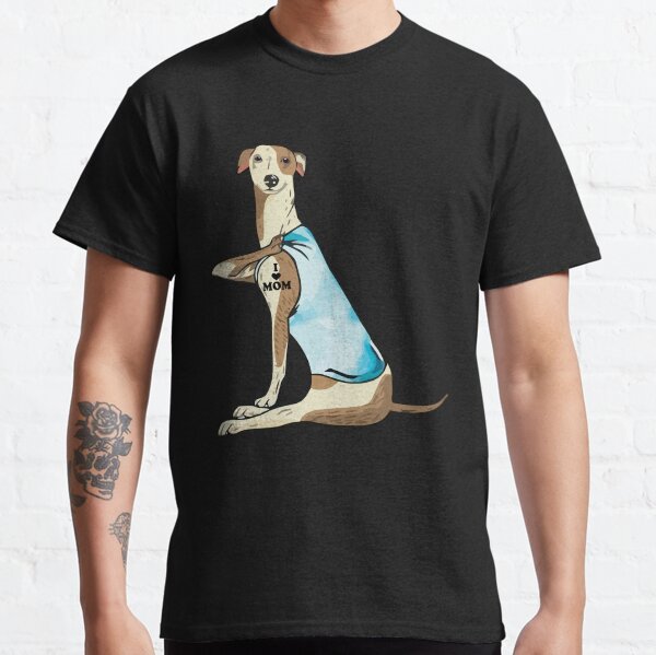 I love mom tattoo Whippet dog Lovers Classic T-Shirt