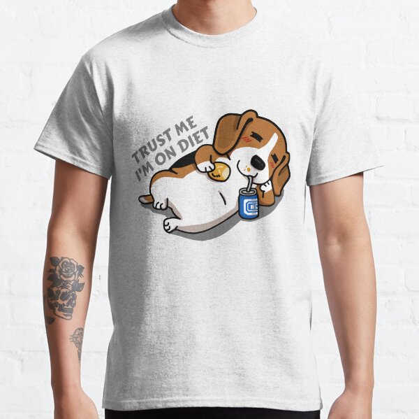 Trust Me Im On Diet Beagle  Classic T-Shirt