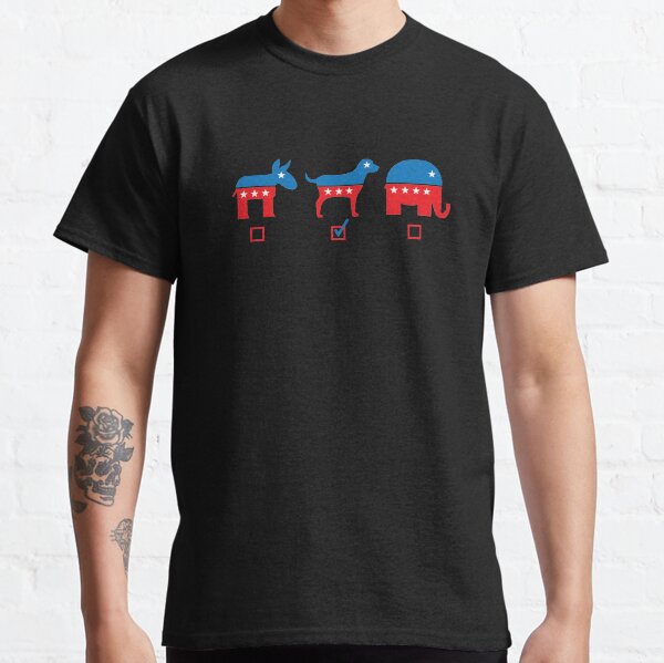 My vote to dog - Dog lovers shirt Classic T-Shirt