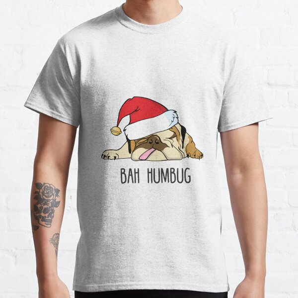 Bah Humbug - English Bulldog Christmas T-shirt Classic T-Shirt