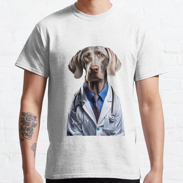 Weimaraner dog doctor Classic T-Shirt