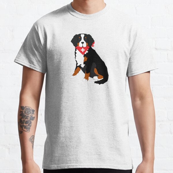 Bernese Mountain Dog Swiss Cross Classic T-Shirt