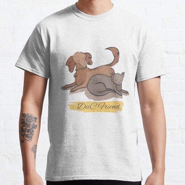 DiiC Friend- dog and cat Classic T-Shirt