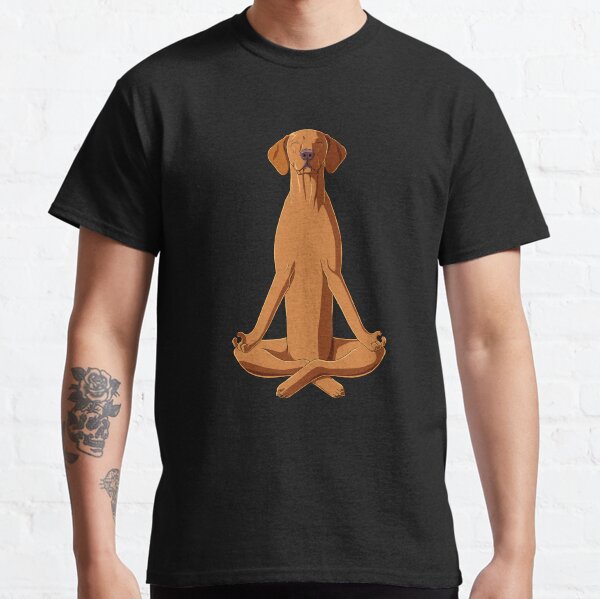Dog Hungarian Vizsla Meditate Classic T-Shirt