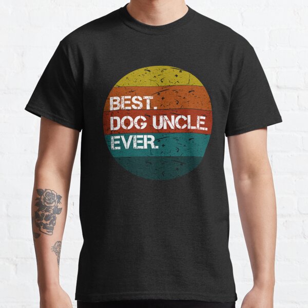 Best Dog Uncle Ever Vintage Retro Gifts Classic T-Shirt