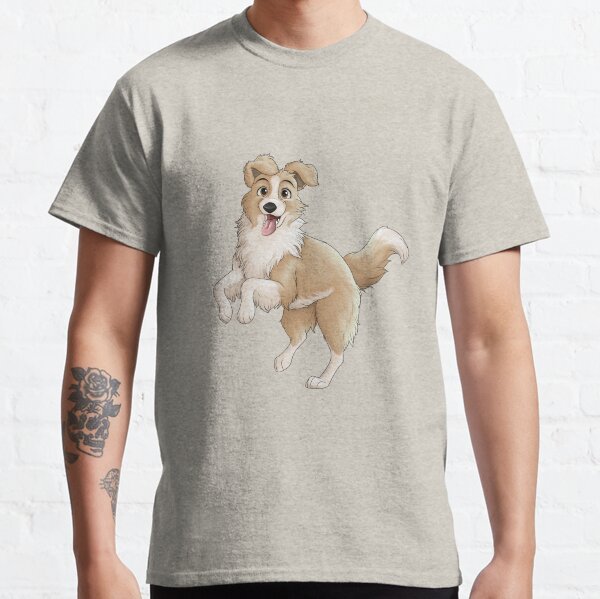 Gold Border Collie Classic T-Shirt