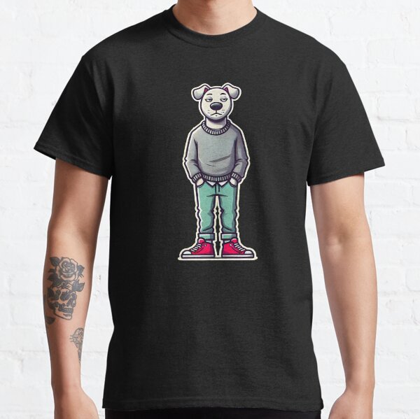 Funny Chilled Dog, Love Dogs  Classic T-Shirt