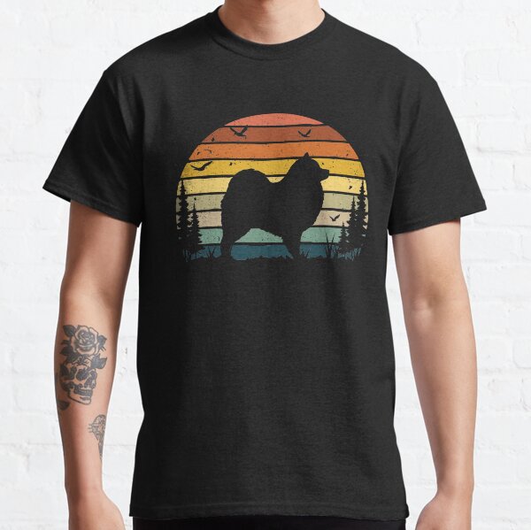 Samoyed Dog Retro Vintage  Classic T-Shirt