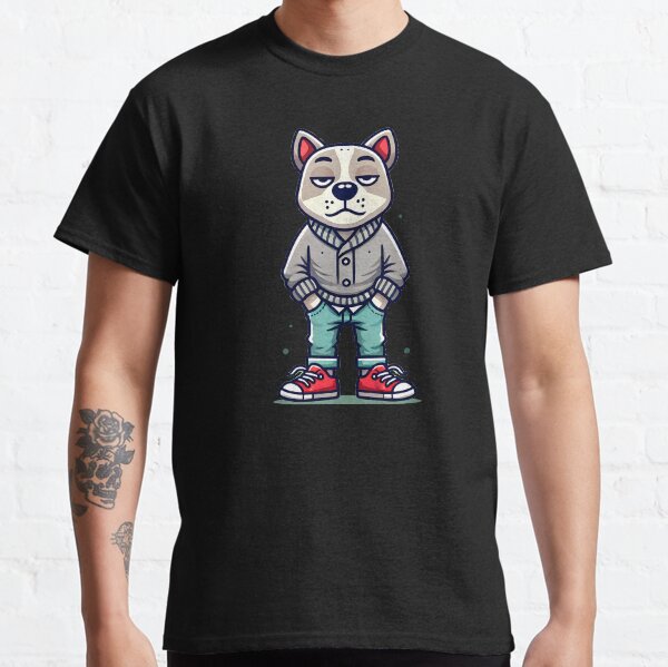 Funny Chilled Dog, Love Dogs  Classic T-Shirt