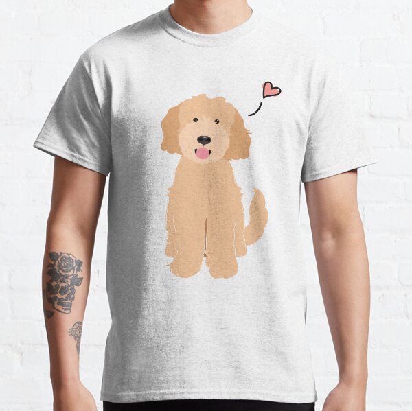 LOVE Apricot Blonde Goldendoodle Dog Classic T-Shirt