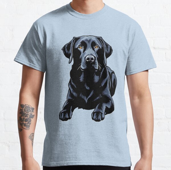 Lying Black Labrador retriever Classic T-Shirt