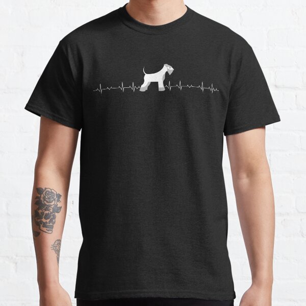 Schnauzer heartbeat - dog owner Classic T-Shirt