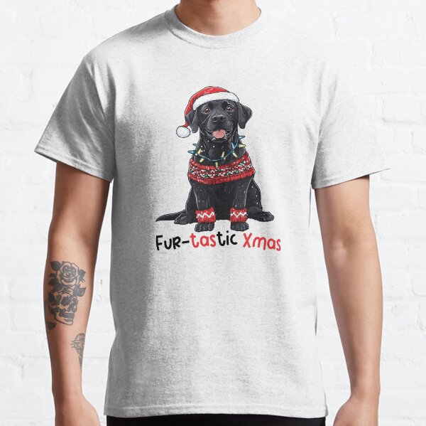 Black Labrador Christmas Classic T-Shirt