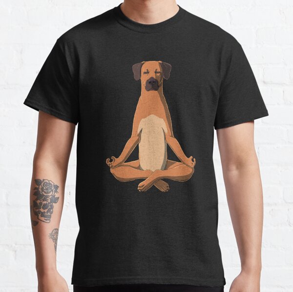 Yoga Rhodesian Ridgeback Classic T-Shirt
