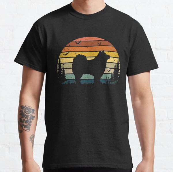 Finnish Lapphund Dog Retro Vintage  Classic T-Shirt