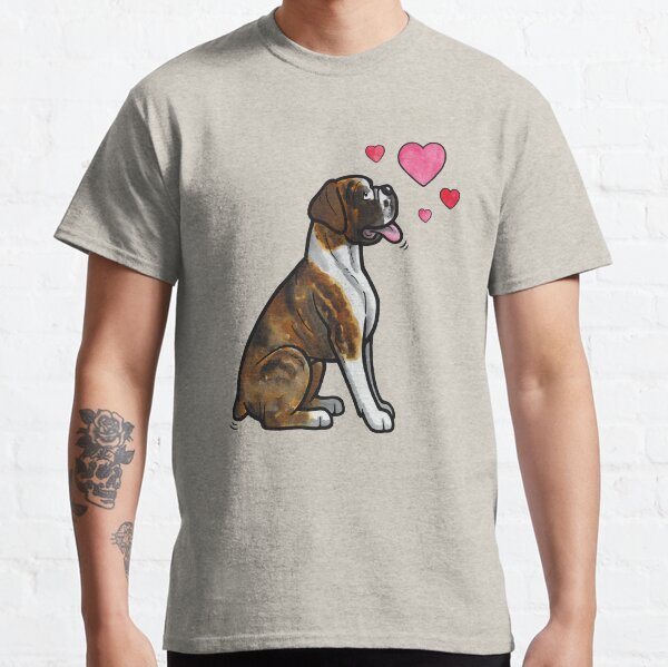 Boxer love (brindle) Classic T-Shirt