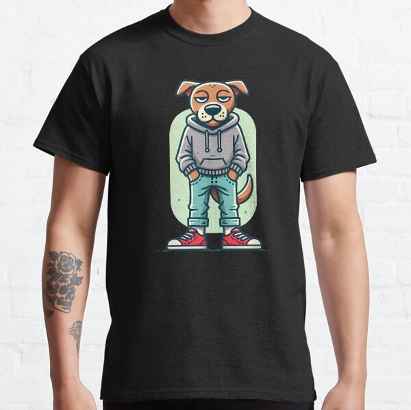 Funny Chilled Dog, Love Dogs  Classic T-Shirt