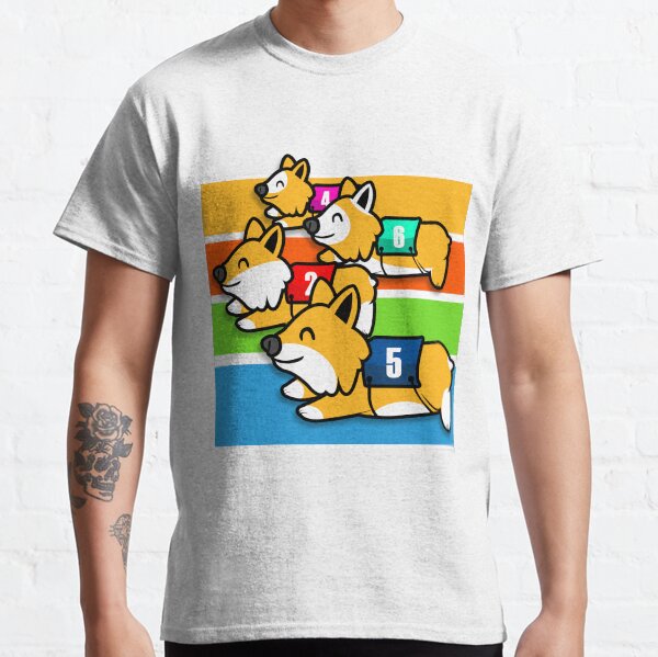 Racing Corgi Funny Corgi  Classic T-Shirt