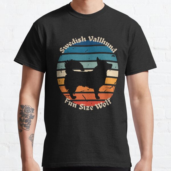 Swedish Vallhund - Fun Size Wolf Classic T-Shirt