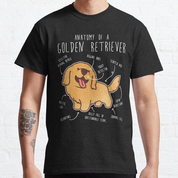 Golden Retriever Anatomy Classic T-Shirt