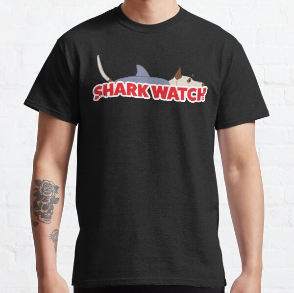 Shark Watch - Ibizan Hound (White and Red) Classic T-Shirt