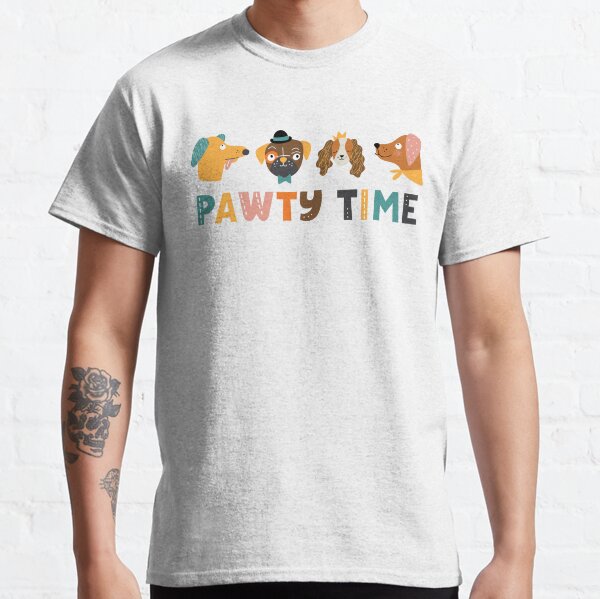 Dog Pawty Time Classic T-Shirt