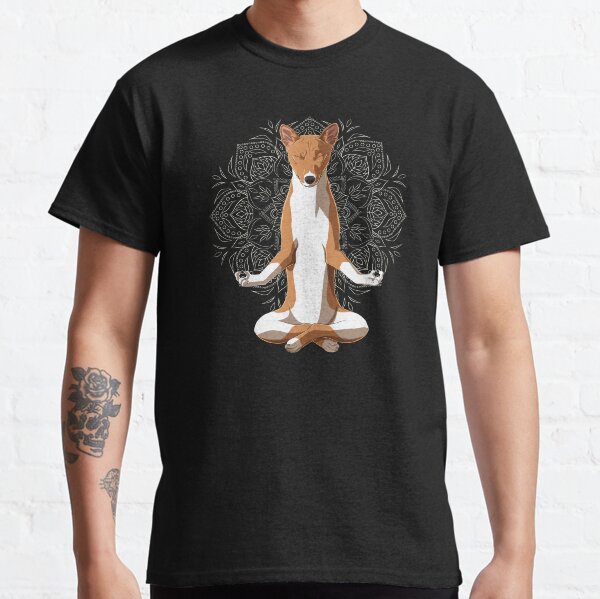 Basenji Dog meditate Classic T-Shirt